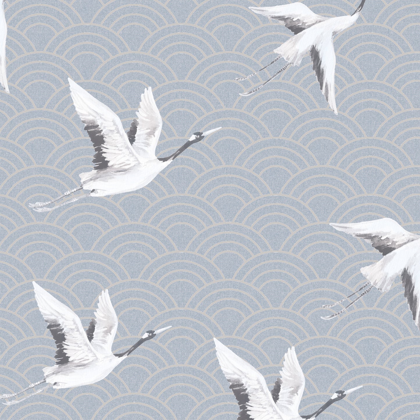 JF Fabrics -Wallpaper 8189 65 Wallpaper Blue Non-Woven - 8931565 W9081