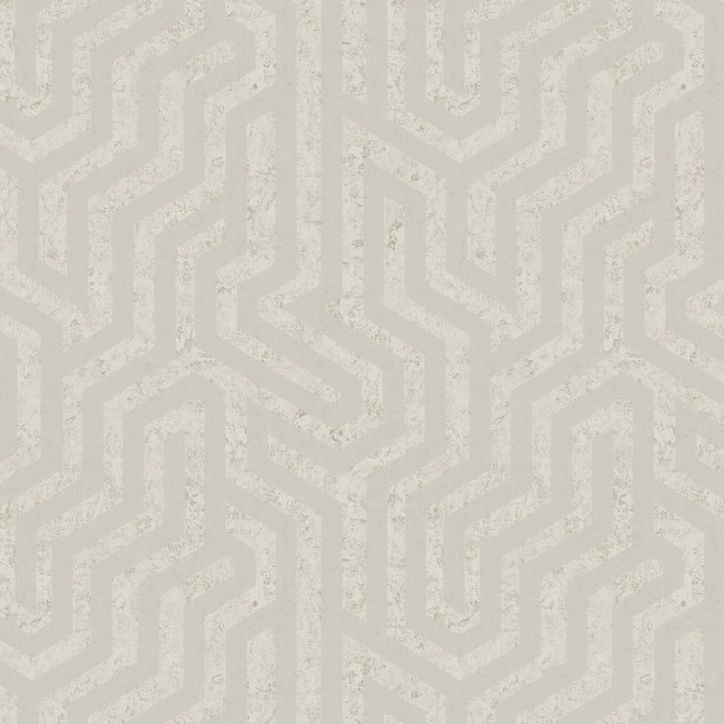 JF Fabrics -Wallpaper 8220 12 Wallpaper Cream, White, Silver Non-Woven - 9041012 W9331