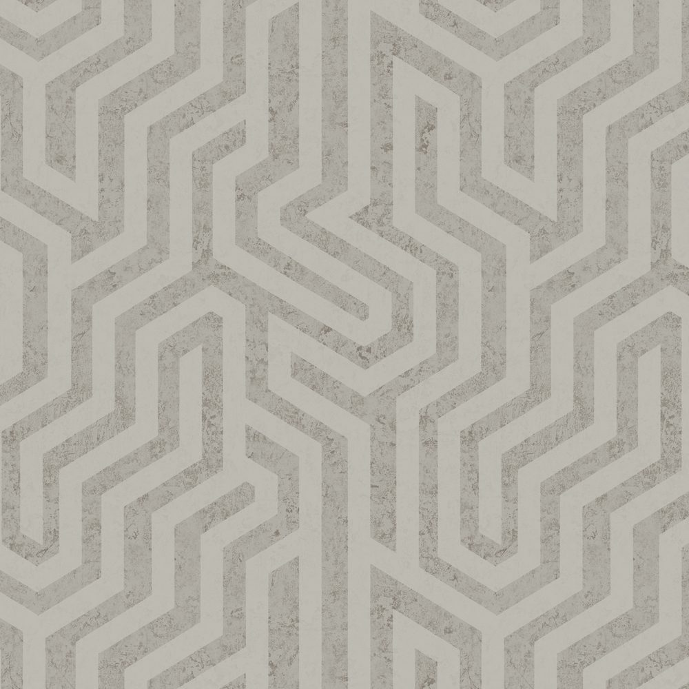 JF Fabrics -Wallpaper 8223 36 Wallpaper Grey, Silver Non-Woven - 9040936 W9331