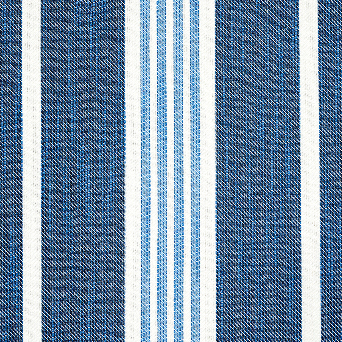 SCHUMACHER MARY MCDONALD HAMPTON STRIPE INDOOR/OUTDOOR PATTERN WOVENS,HIGH PERFORMANCE,INDOOR/OUTDOOR PATTERN WOVENS,HIGH PERFORMANCE,INDOOR/OUTDOOR INDIGO - 82300