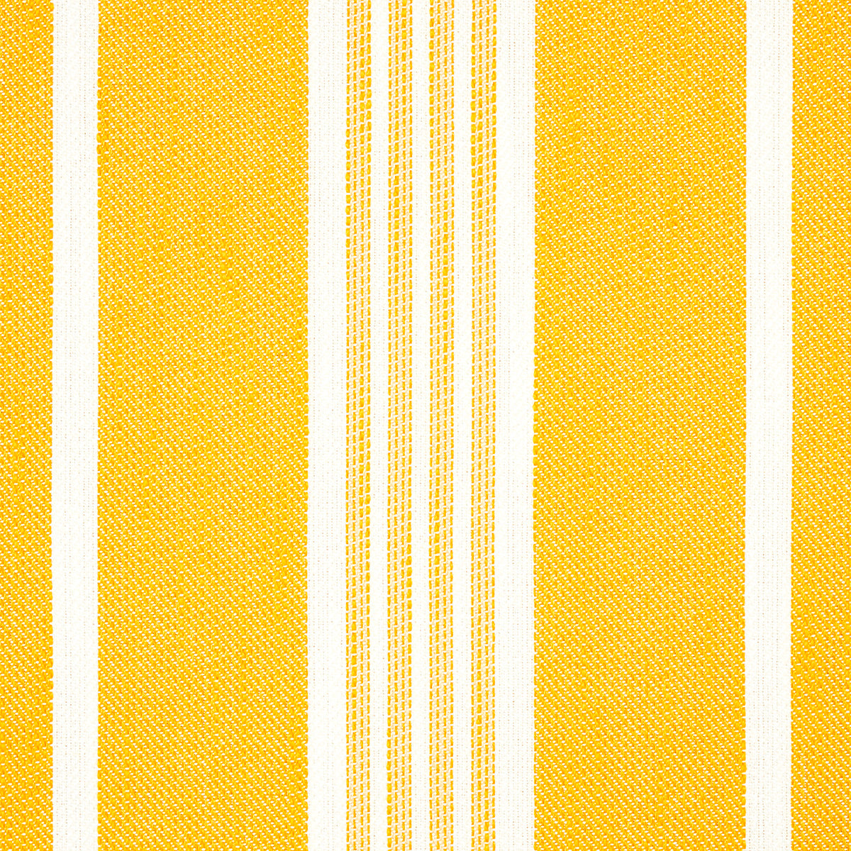 SCHUMACHER MARY MCDONALD HAMPTON STRIPE INDOOR/OUTDOOR PATTERN WOVENS,HIGH PERFORMANCE,INDOOR/OUTDOOR PATTERN WOVENS,HIGH PERFORMANCE,INDOOR/OUTDOOR CANARY - 82303