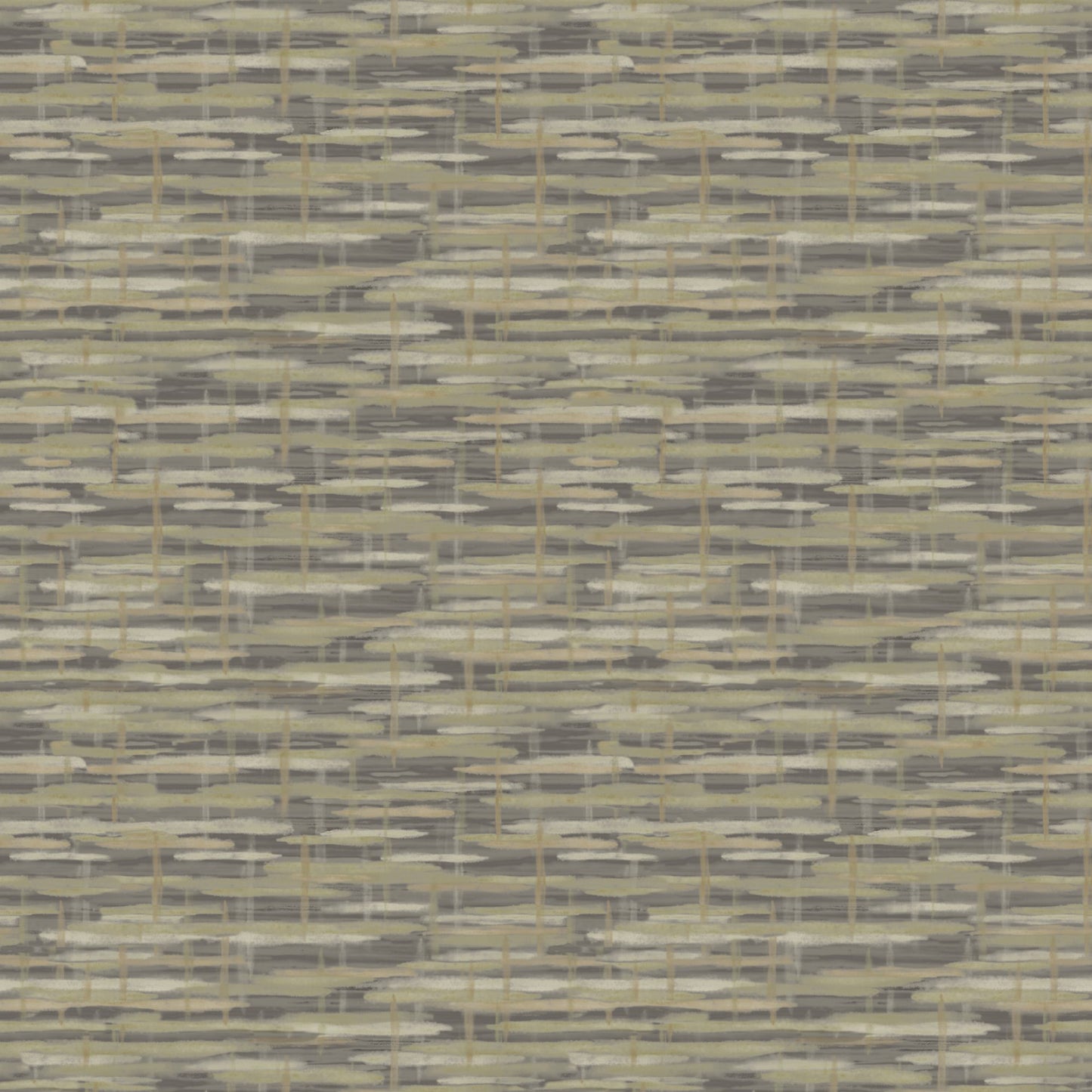 JF Fabrics -Wallpaper 8230 77 Wallpaper Green, Charcoal Non-Woven - 9466077 W9441