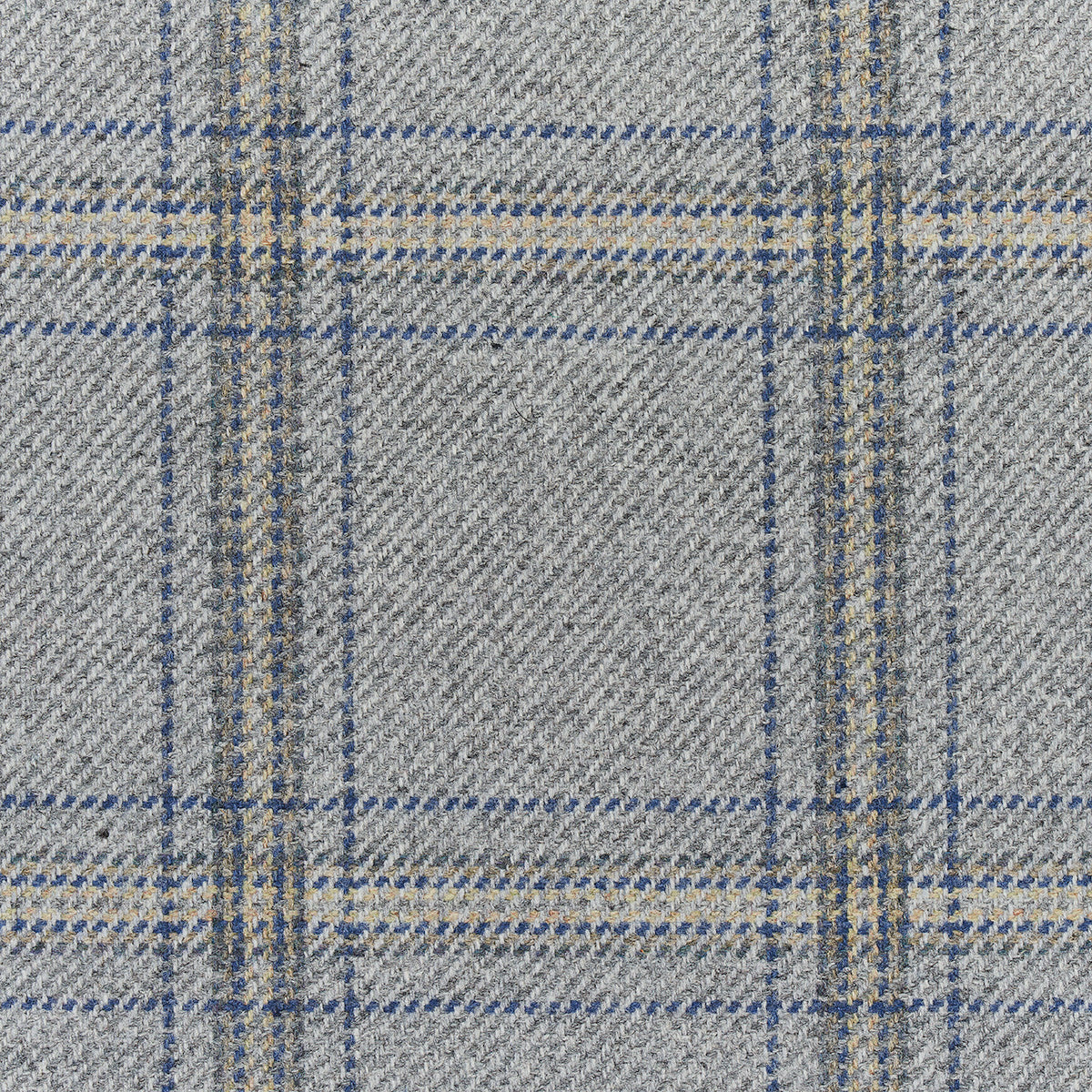SCHUMACHER FABRIC PATTERSON FLYNN BLACKBURN MERINO PLAID GREY - 82342