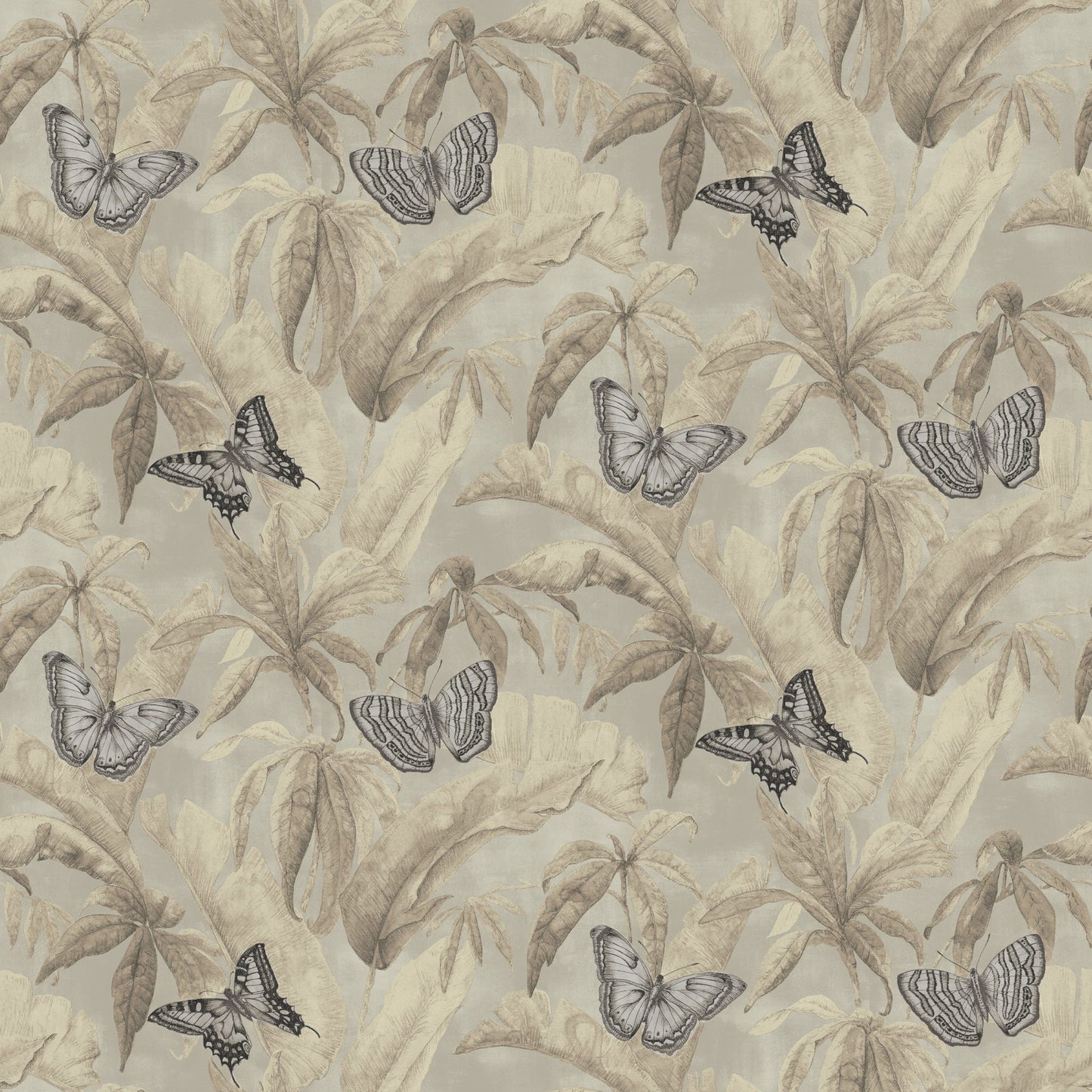 JF Fabrics -Wallpaper 8236 36 Wallpaper Beige, Brown, Grey Non-Woven - 9466536 W9441
