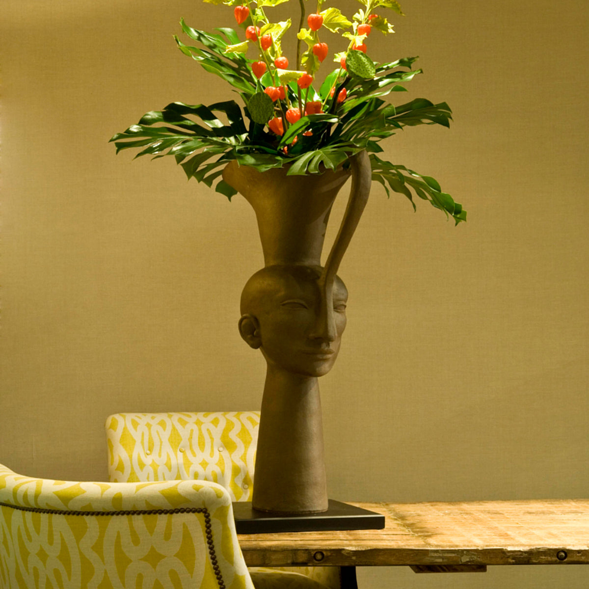 SCHUMACHER RAOUL TEXTILES SURINAME PRINTS PRINTS SULPHUR - 823N82