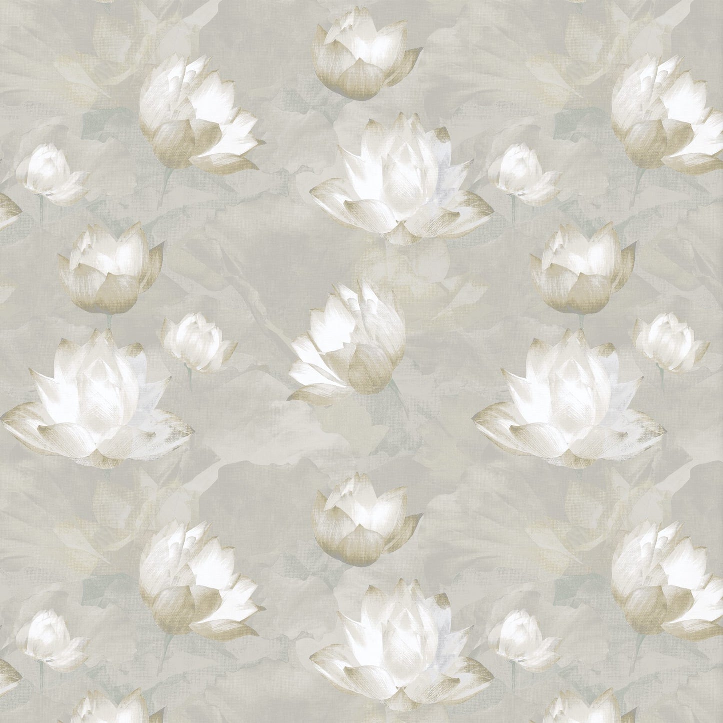 JF Fabrics -Wallpaper 8245 92 Wallpaper Grey, White, Silver Non-Woven - 9514892 W9561