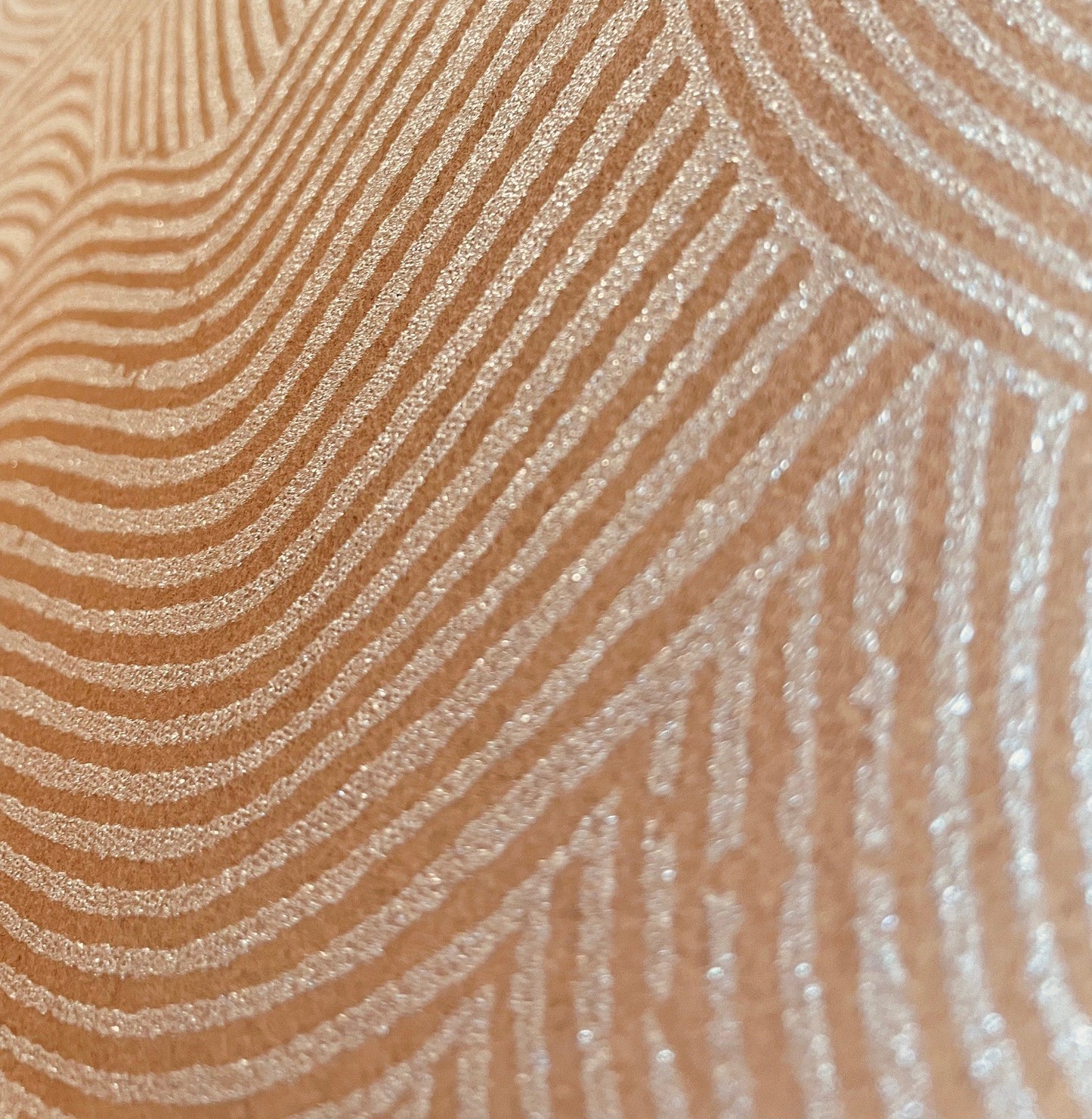 Veer Decor Bahia Dunes Camel Wallpaper Abstract Mid-Century, Art Deco, Contemporary, Modern Orange Wallpaper - 8251-AJ2