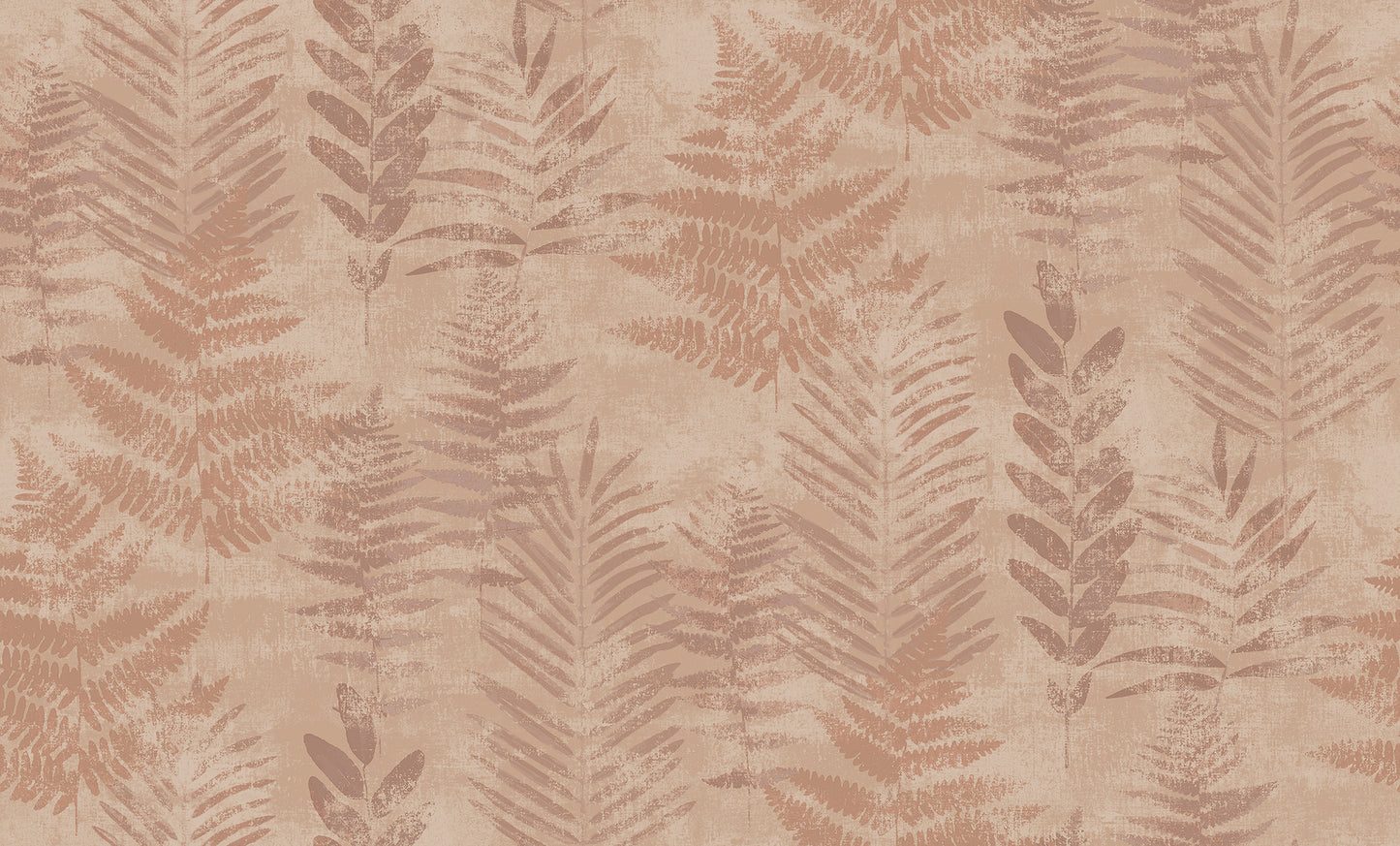 Veer Decor Fern Horizon Red Wallpaper Nature Transitional Red Wallpaper - 8252-AE4