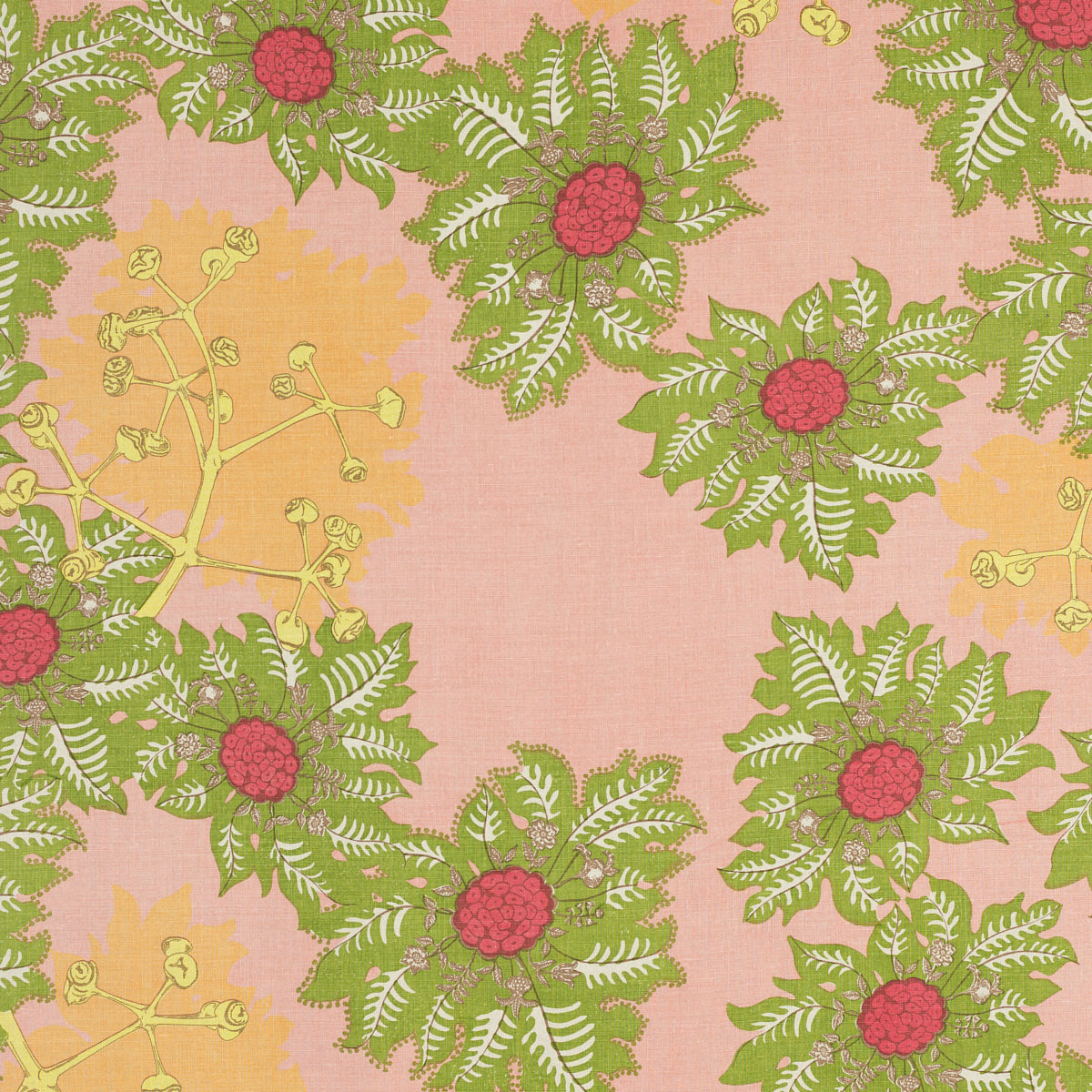 SCHUMACHER RAOUL TEXTILES MARQUESAS PRINTS PRINTS SPROUT - 825N50