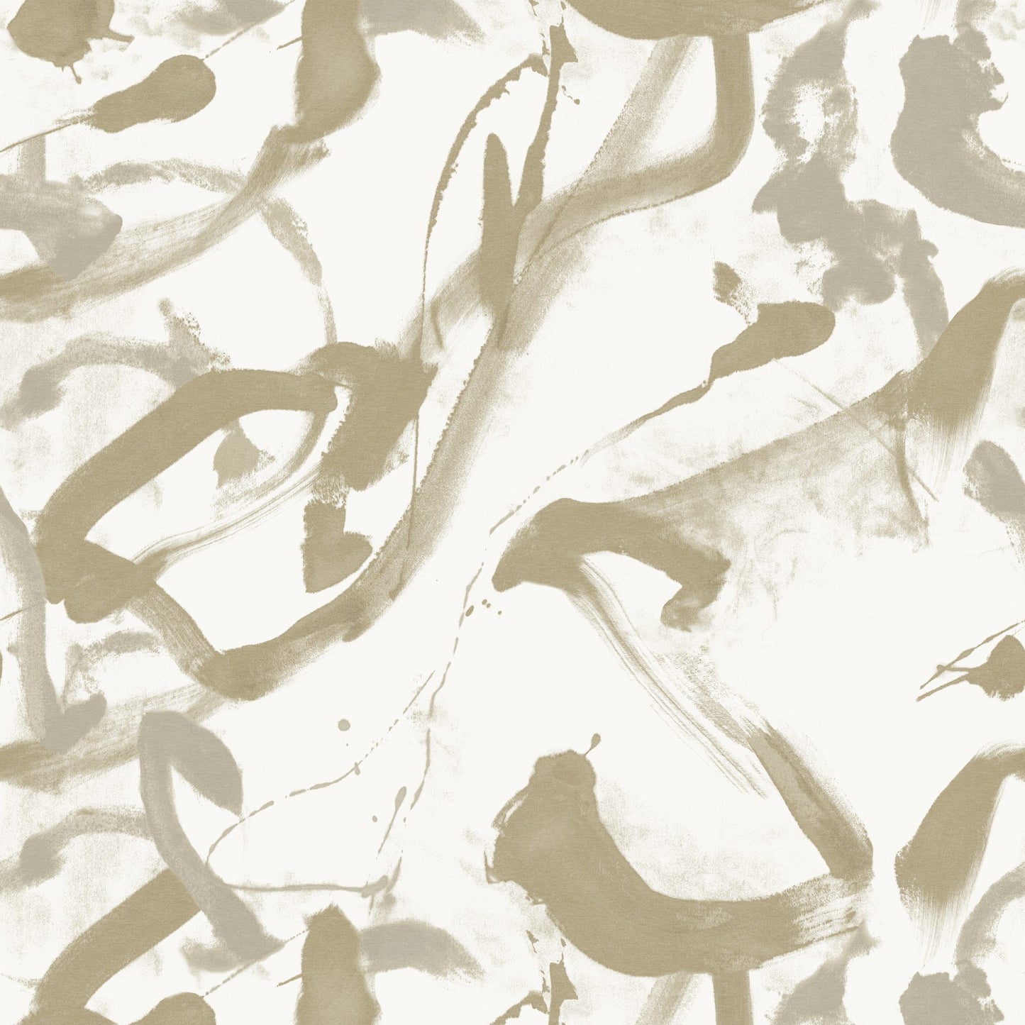 JF Fabrics -Wallpaper 8280 18 Wallpaper Gold, White Mural, Grasscloth, Width Extendable - 9884918 W9661