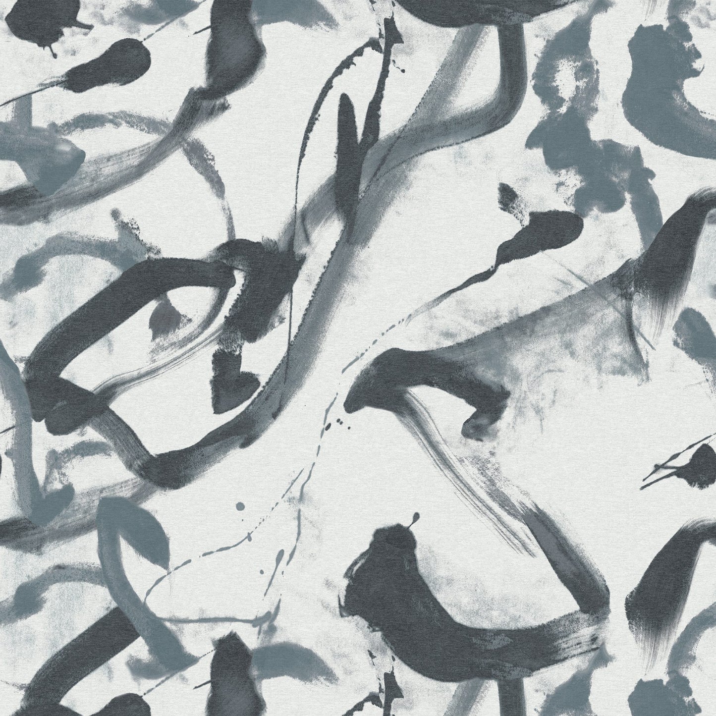 JF Fabrics -Wallpaper 8280 66 Wallpaper Blue, White Mural, Grasscloth, Width Extendable - 9884966 W9661