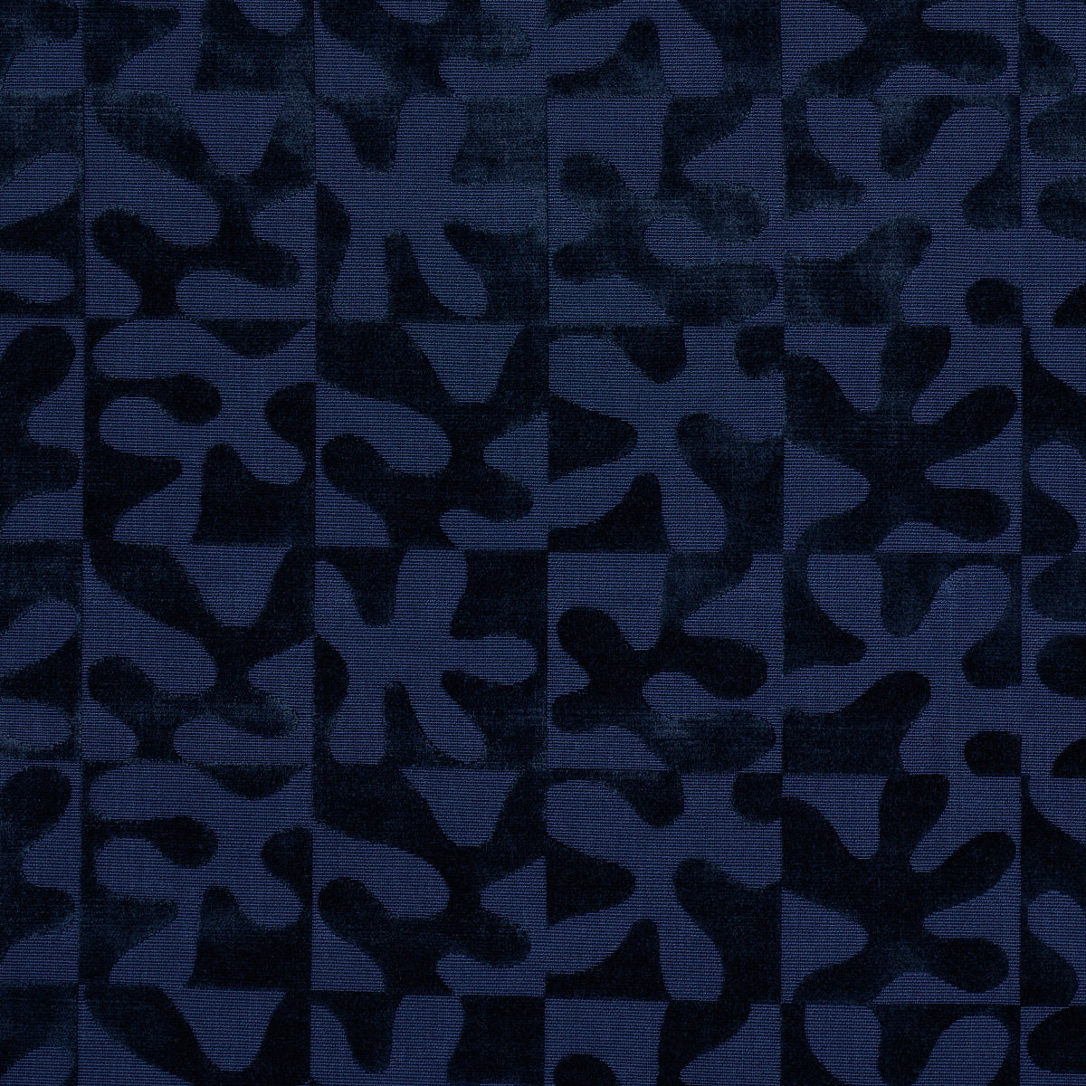 SCHUMACHER CUT & PATTERNED VELVETS MODERN DANCE VELVET VELVETS,CUT VELVET VELVETS,CUT VELVET MIDNIGHT BLUE - 82992