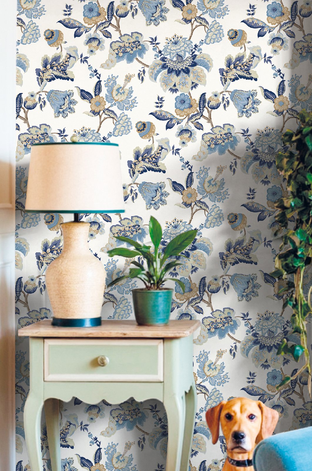 GALERIE WALLCOVERINGS Blooming Garden Blue - 8303