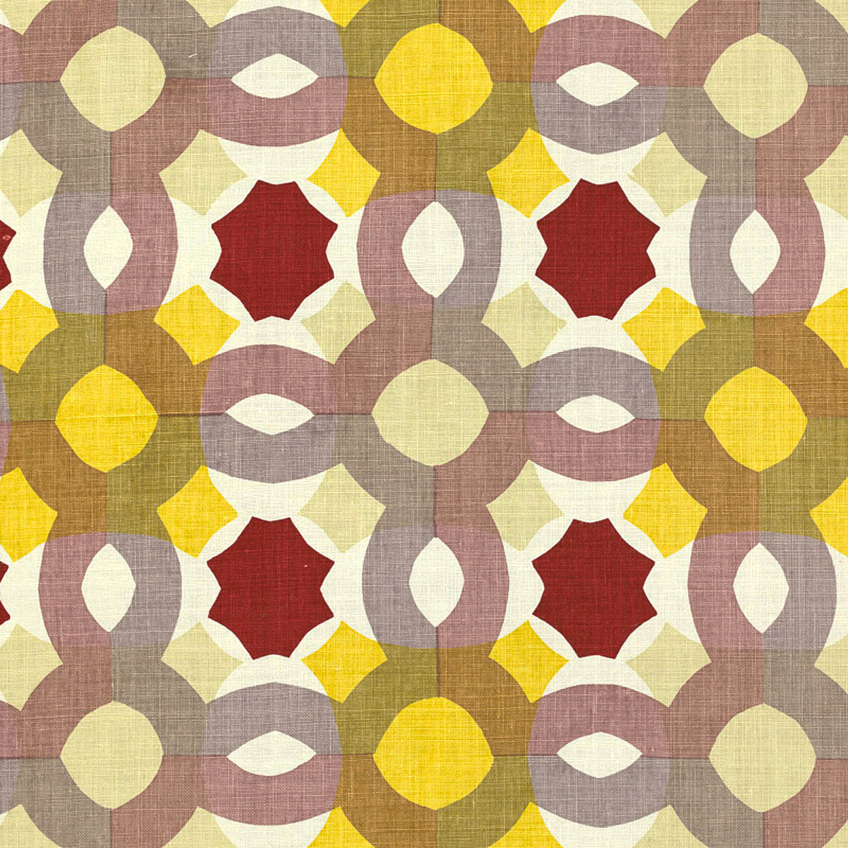 SCHUMACHER RAOUL TEXTILES ASHFIELD PRINTS PRINTS SULPHUR - 830V82