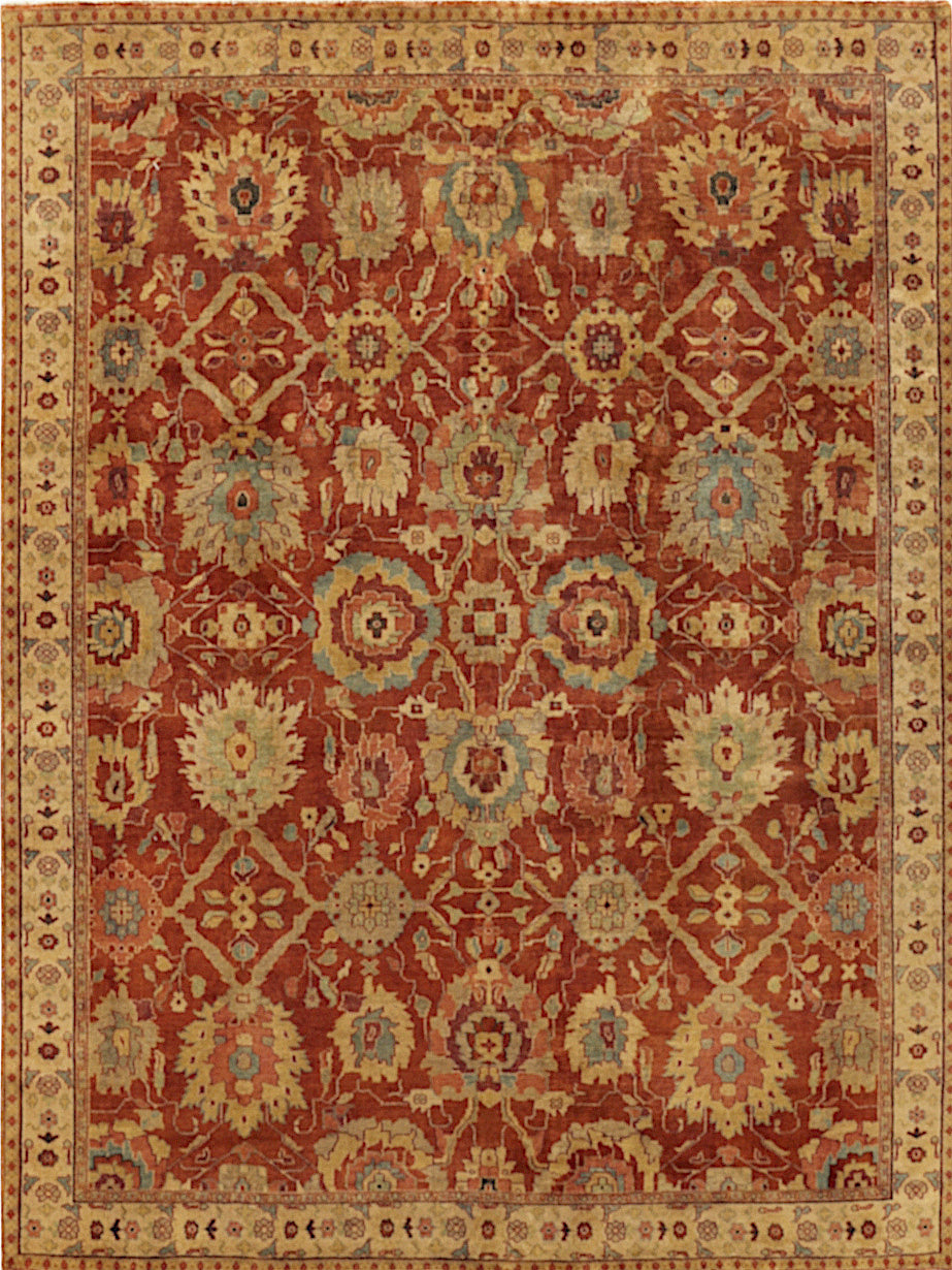 EXQUISITE RUGS Hand-Knotted Rectangle - 8340-9'X12'