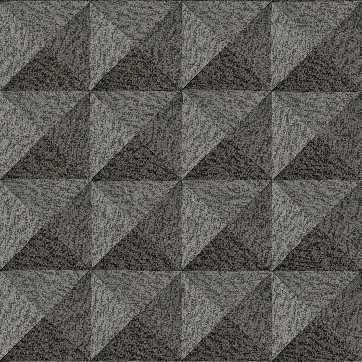 VEER DECOR Woven Prism Black Wallpaper Geometrics Contemporary, Transitional Black Wallpaper - 8384-AJ4