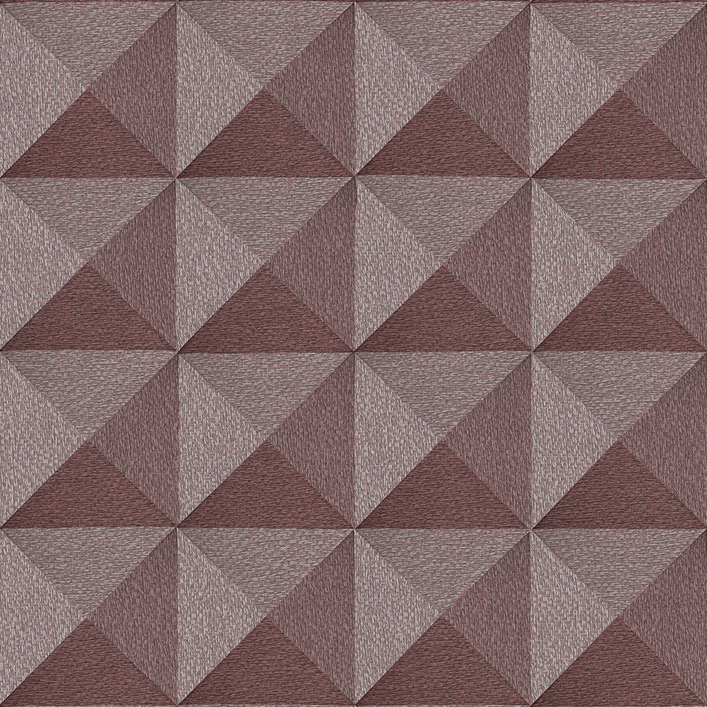 VEER DECOR Woven Prism Red Wallpaper Geometrics Contemporary, Transitional Red Wallpaper - 8384-AJ6