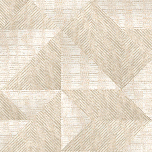 VEER DECOR Prism Threads Beige Wallpaper Geometrics Transitional, Contemporary Beige Wallpaper - 8385-AG2
