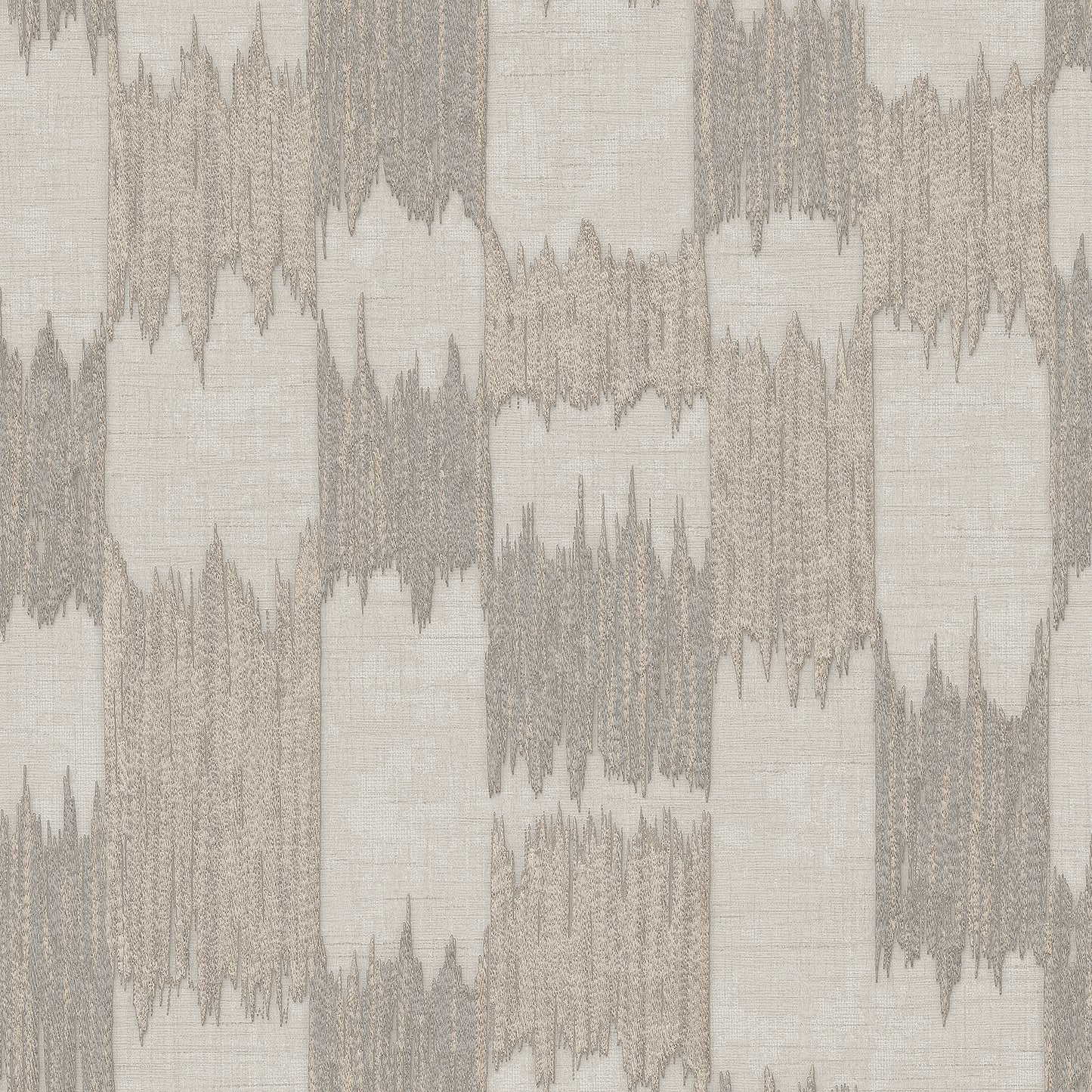 VEER DECOR Ikat Echo Taupe Wallpaper Geometrics Contemporary, Transitional Taupe Wallpaper - 8388-AC3