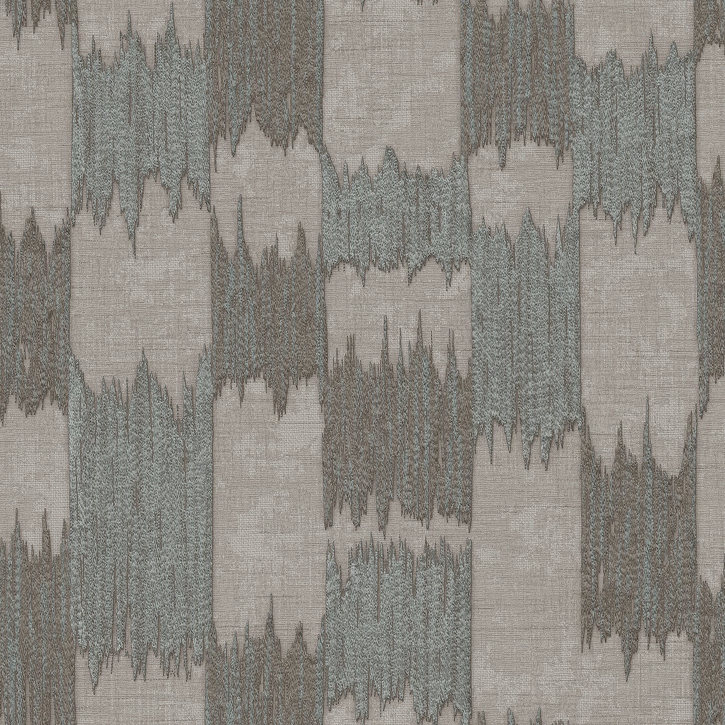 VEER DECOR Ikat Echo Gray Wallpaper Geometrics Contemporary, Transitional Grey Wallpaper - 8388-AC5