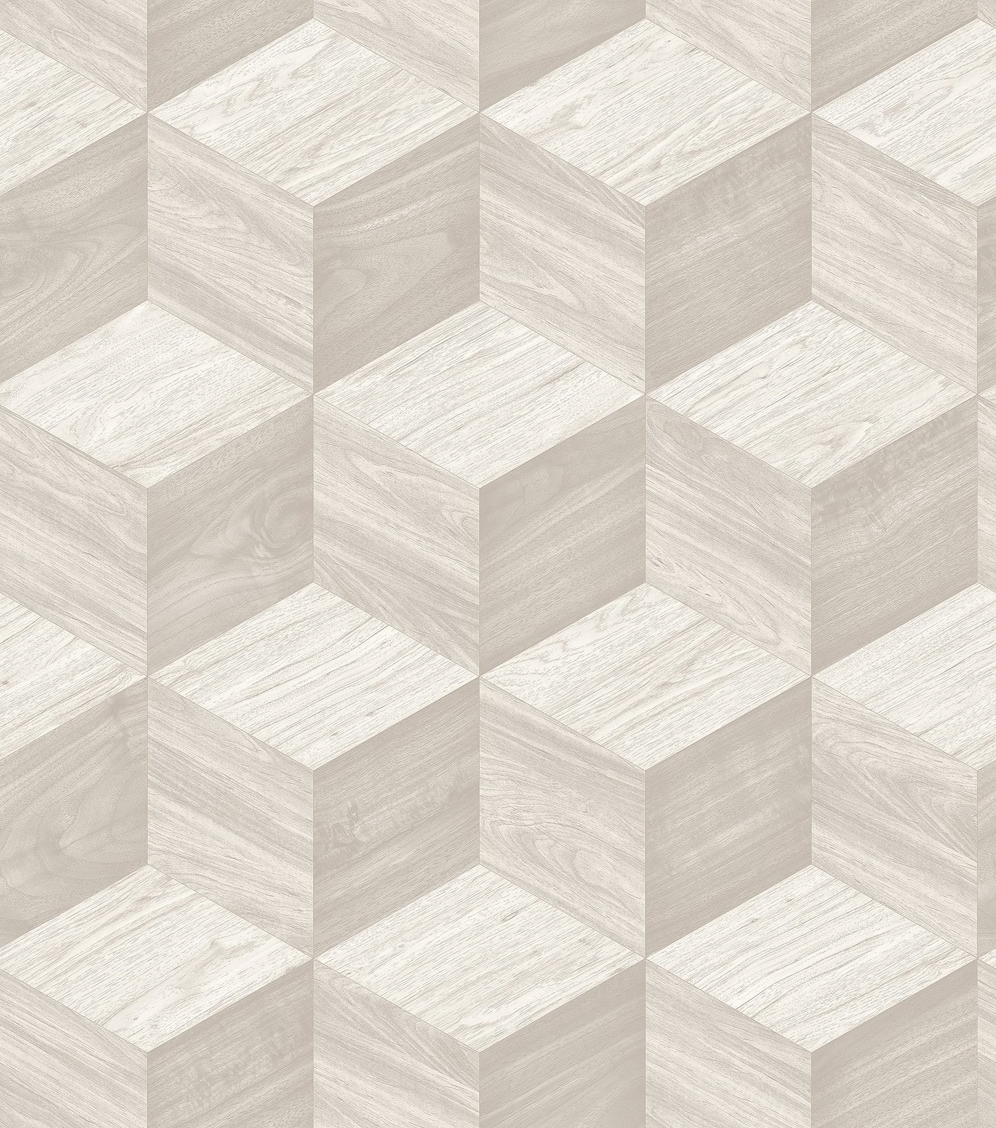 VEER DECOR Woodgrain Grid White Wallpaper Faux Naturals Contemporary White Wallpaper - 8388-AI1