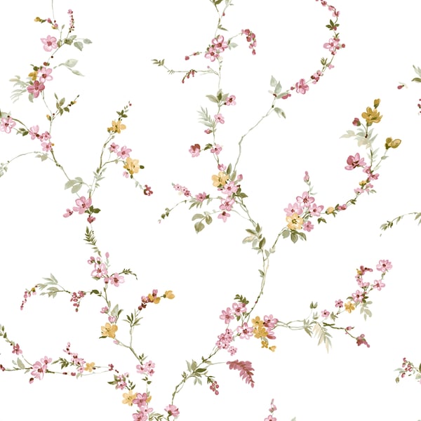 Galerie Wallcoverings Cottage Chic Fiorellino Edra Galerie Wallcoverings Pink - 84014