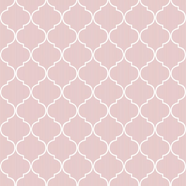 Galerie Wallcoverings Cottage Chic Cancello Green Galerie Wallcoverings Pink - 84019
