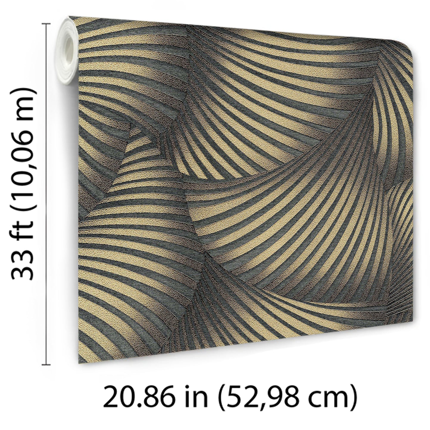 VEER DECOR Twill Black Wallpaper Patterns Transitional Black Wallpaper - 8413-VRFW-AD2