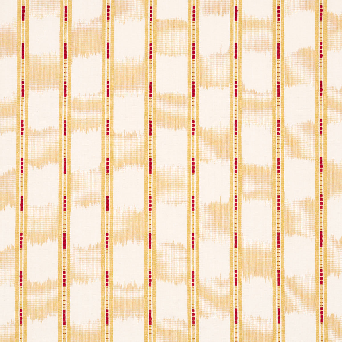 SCHUMACHER ASHBURY FAYE IKAT WOVEN WOVEN OCHRE - 84710