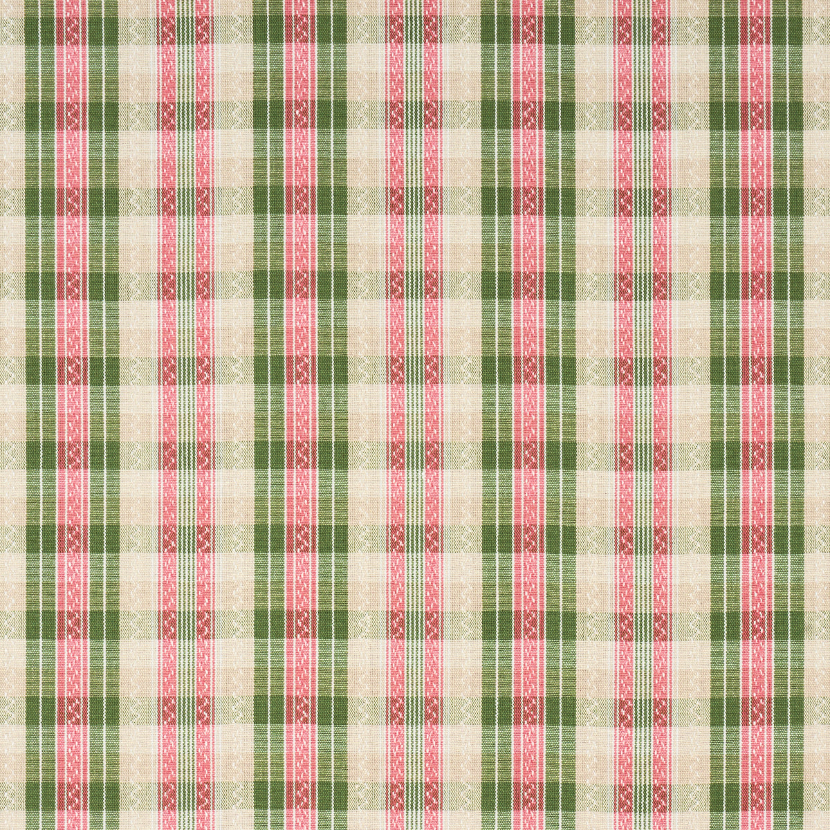 SCHUMACHER ASHBURY FONDA HAND WOVEN PLAID WOVEN WOVEN PETAL , LEAF - 84721