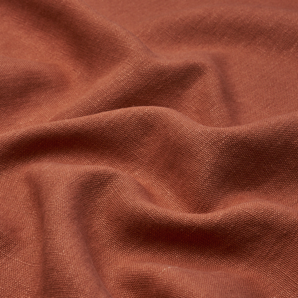 SCHUMACHER PERFECT BASICS: LINEN JUMI STONEWASHED LINEN WOVEN WOVEN TERRACOTTA - 84904
