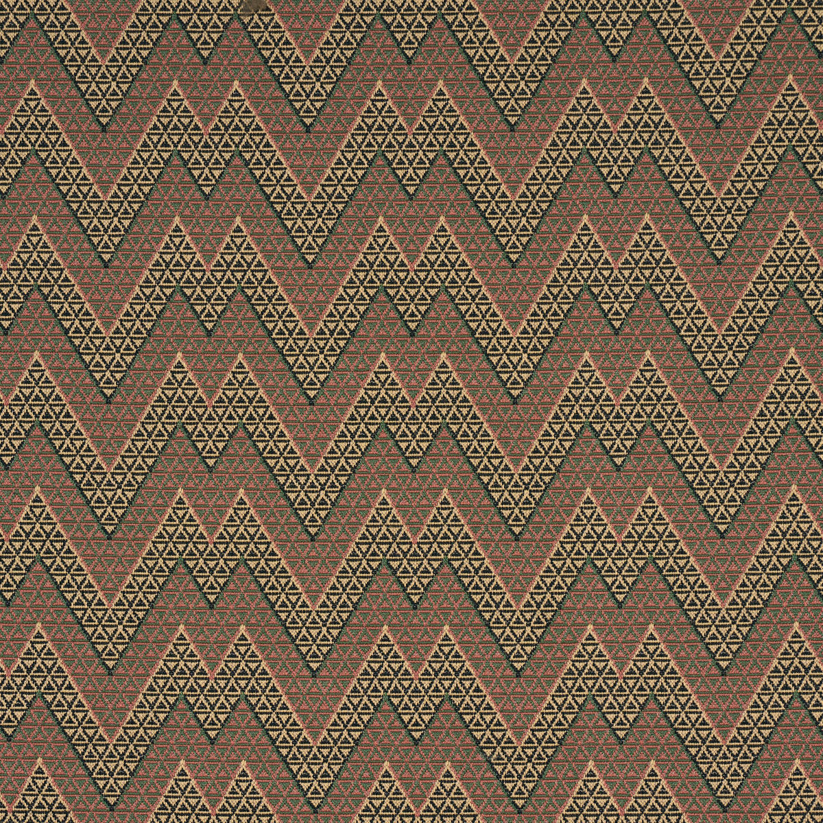 SCHUMACHER LUXE LODGE ALPINE PEAKS CHEVRON WOVEN WOVEN TERRACOTTA DESERT - 84970