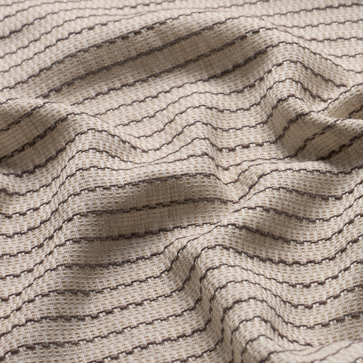 SCHUMACHER SHEERS & CASEMENTS SEA DRIFT SHEER Java & Natural - 85161
