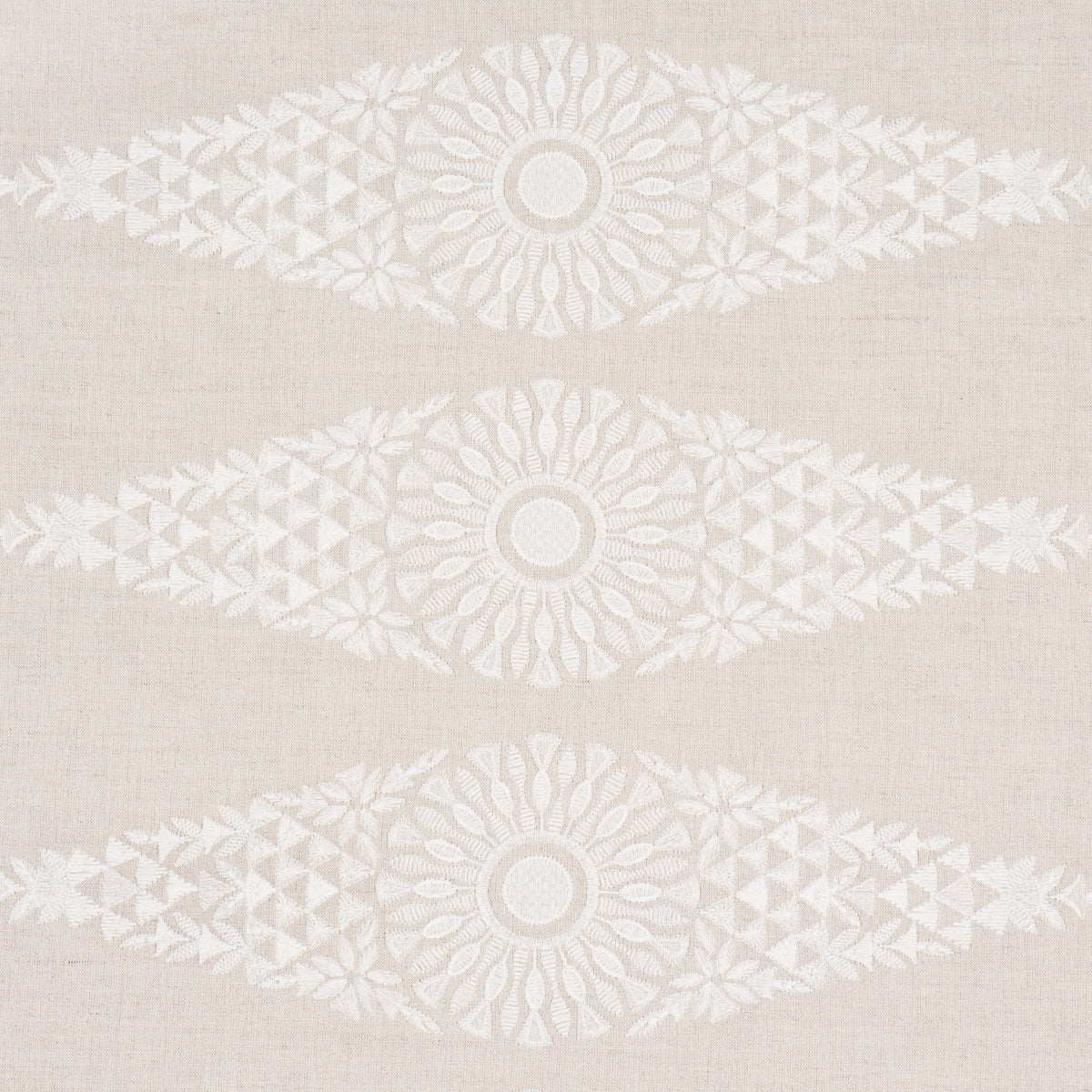 SCHUMACHER NEW TRADITIONAL TASMIN EMBROIDERY WOVEN WOVEN NATURAL - 85672