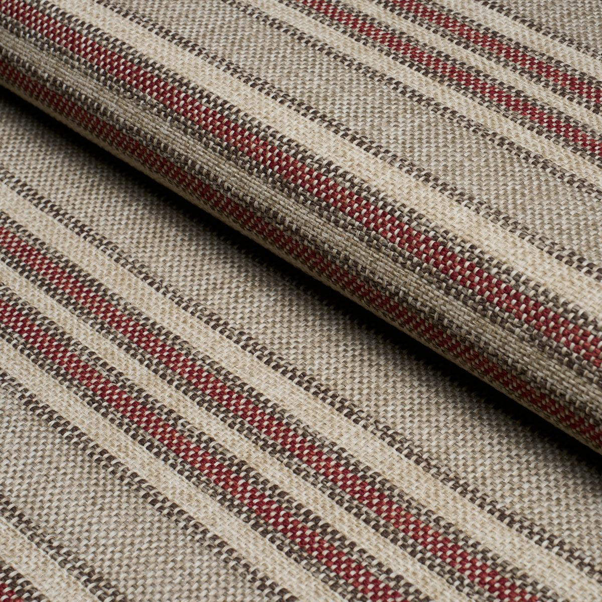 SCHUMACHER PERENNIAL FAVORITES EVEN KEEL OUTDOOR STRIPE Rust - 86031