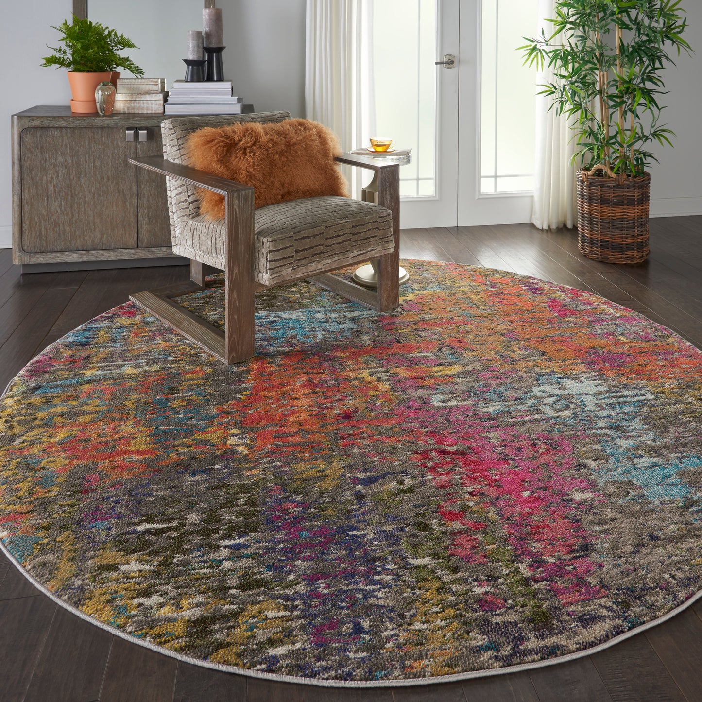 Nourison Rugs Nourison Home Modern & Contemporary 8' X Round - 099446483201