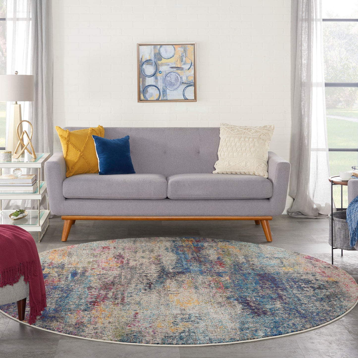 Nourison Rugs Nourison Home Modern 8' X Round - 099446816115