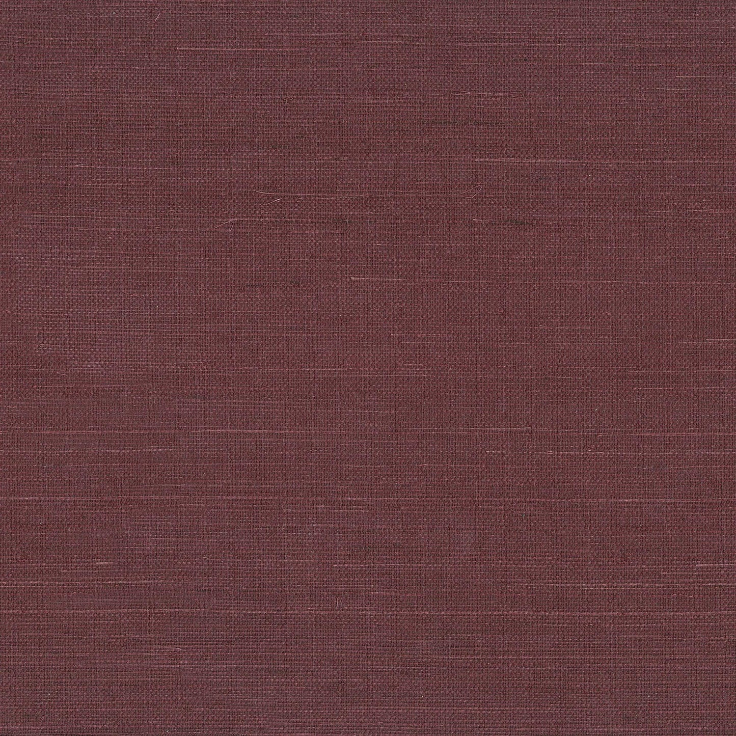 Purple wallpaper swatch with grasscloth texture and subtle horizontal weave.