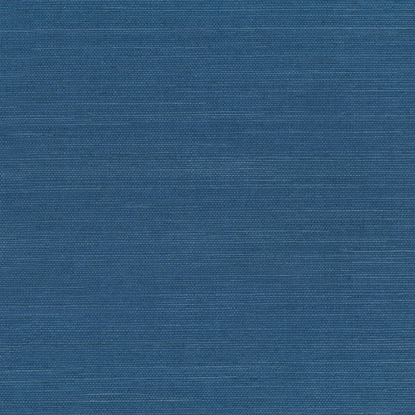Blue wallpaper with a subtle crosshatched grasscloth-style texture.