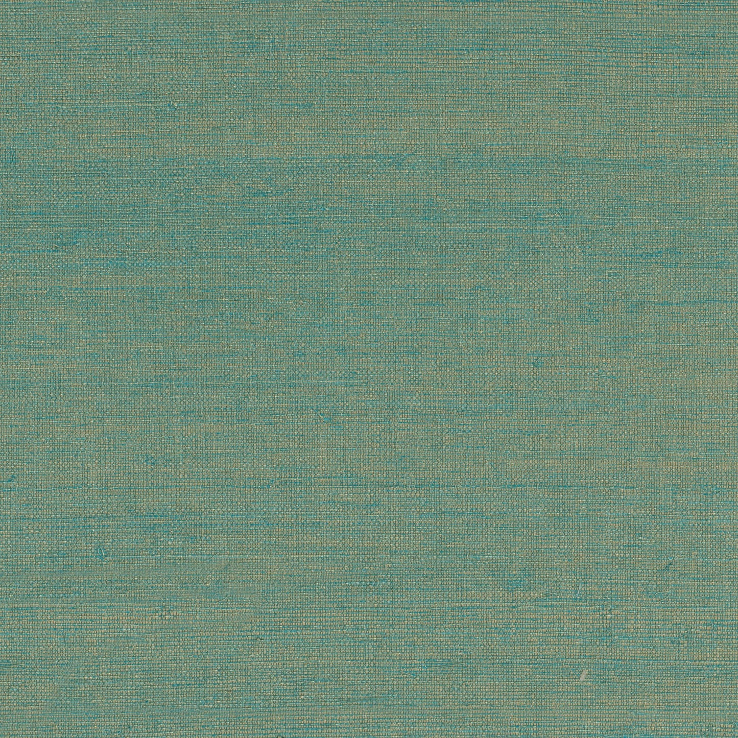 Teal-green linen-look woven fabric with subtle beige undertones, suitable for upholstery or home decor.