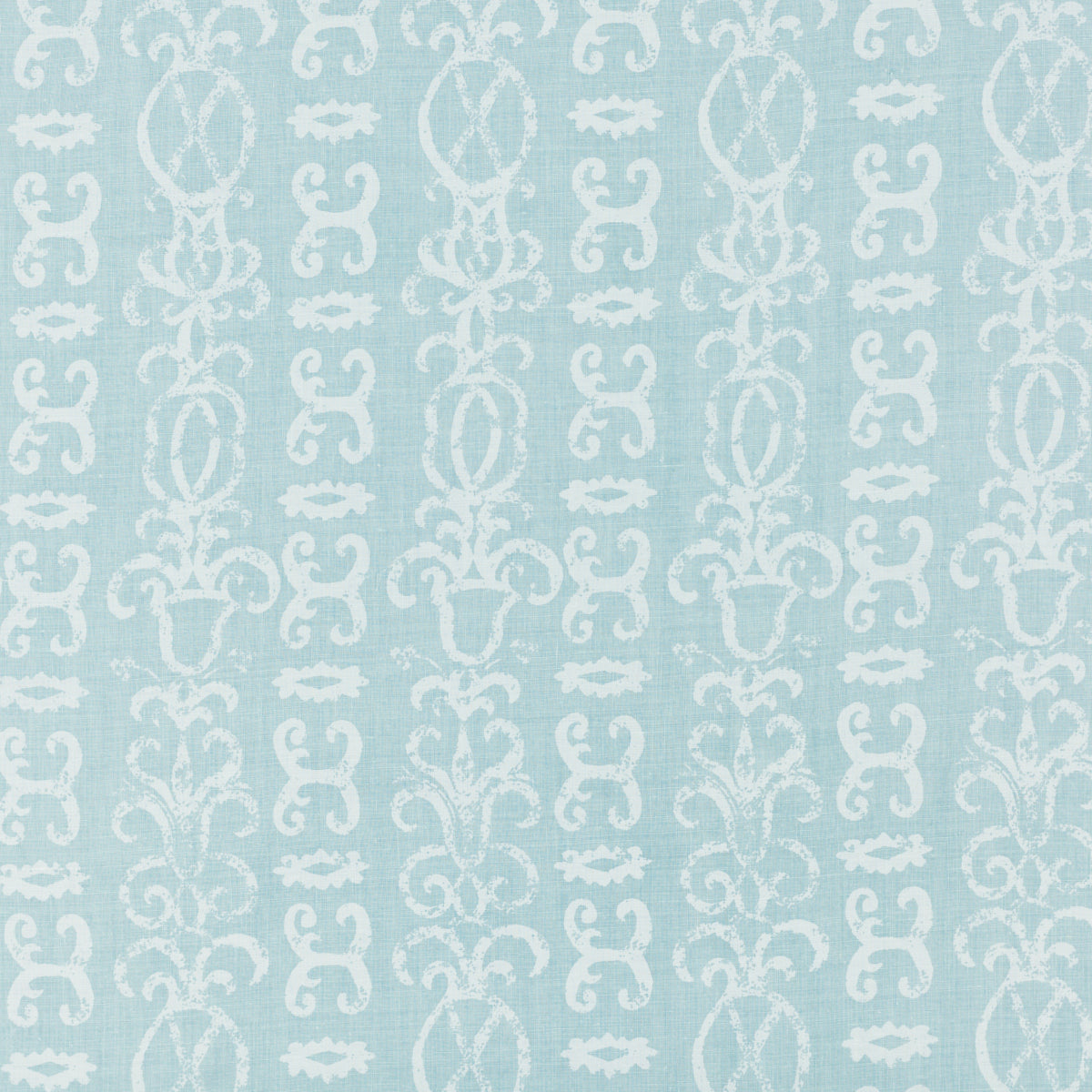 SCHUMACHER RAOUL TEXTILES PINEAPPLE STRIPE PRINTS PRINTS SEA - 907B80