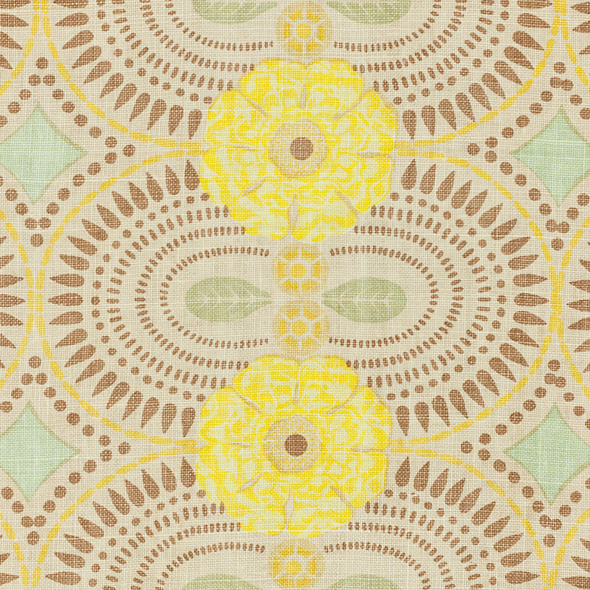 SCHUMACHER RAOUL TEXTILES AMIJAO PRINTS PRINTS PUKA SHELL - 909B05