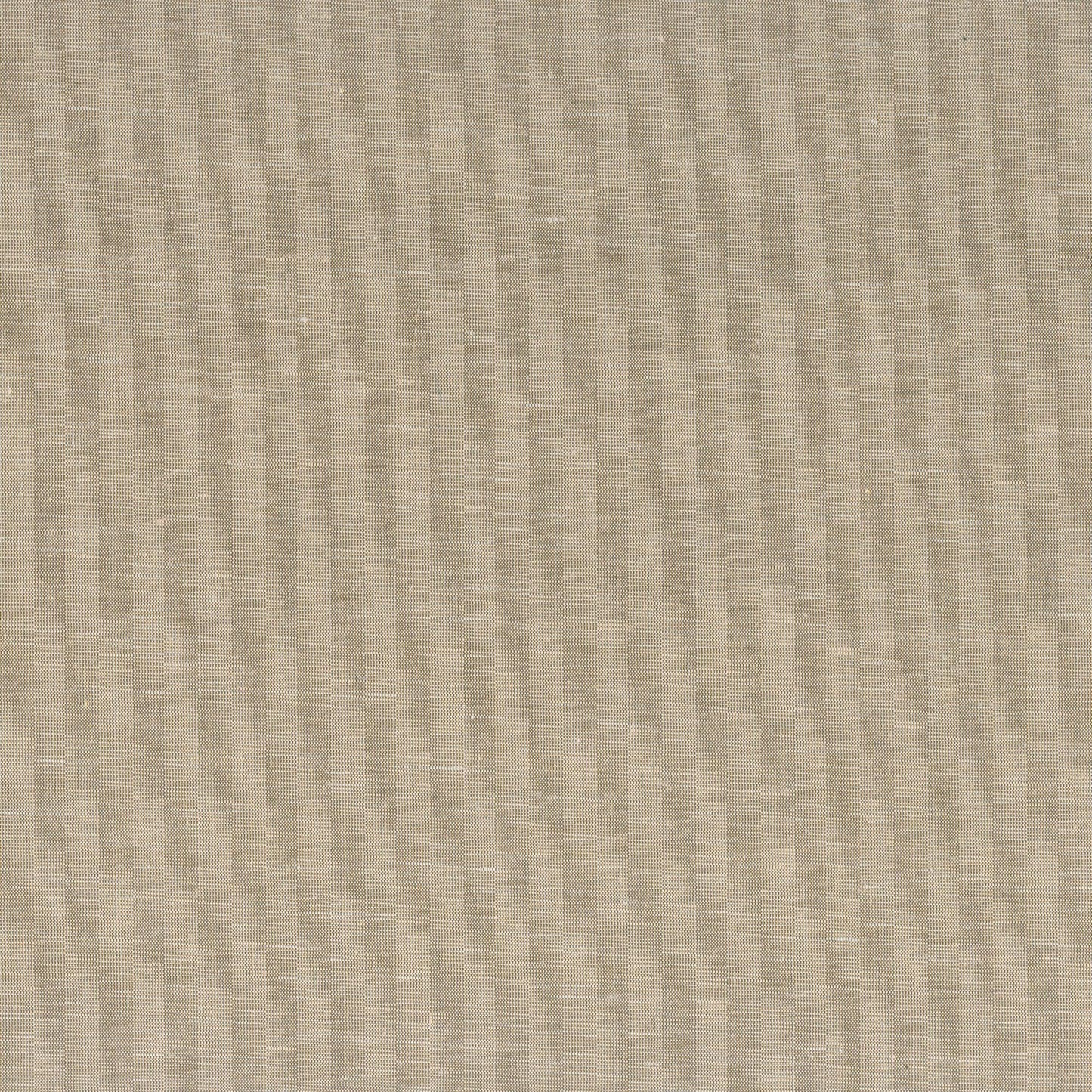 Beige linen fabric swatch with subtle woven texture, ideal for upholstery or drapery.