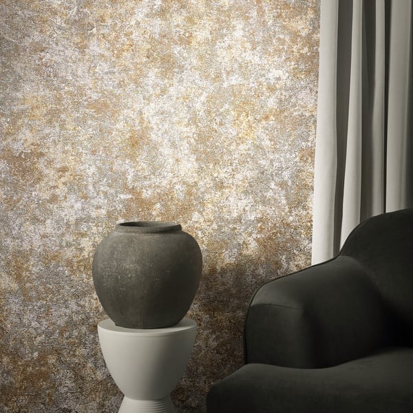 Galerie Wallcoverings Energy Clay Galerie Wallcoverings Bronze, Brown - EN91928