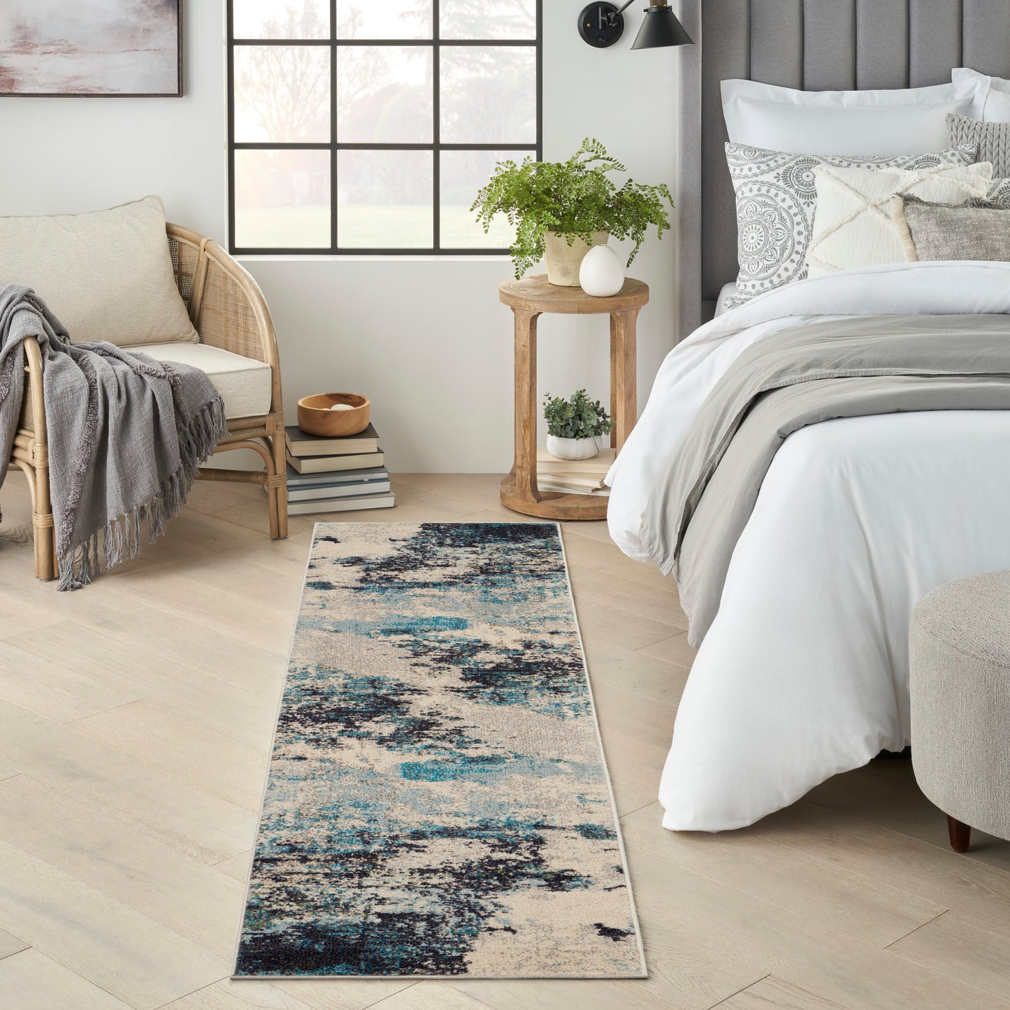Nourison Rugs Nourison Home Modern 8' Runner - 099446473783