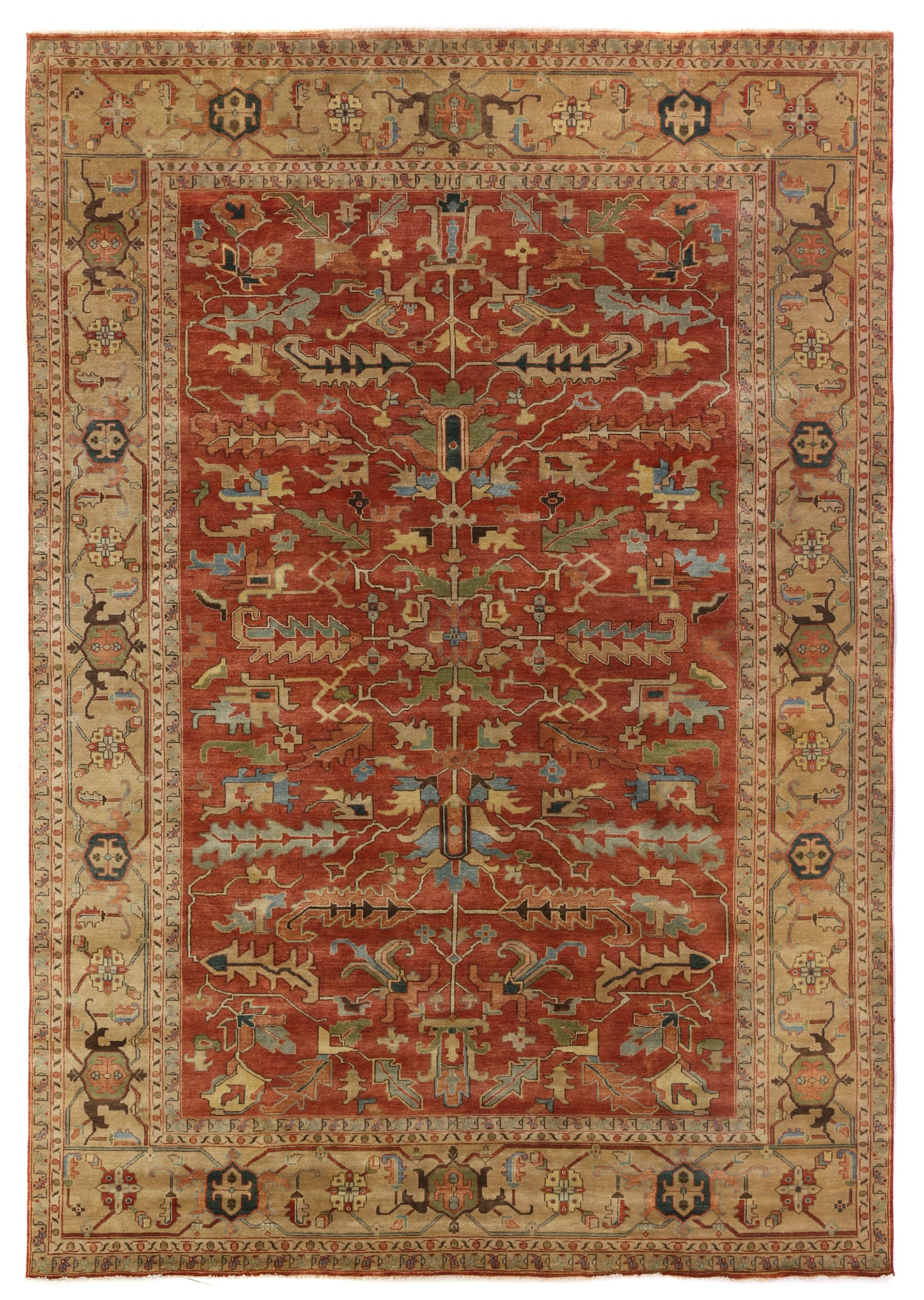 EXQUISITE RUGS Hand-Knotted Rectangle - 9225-10'X14'