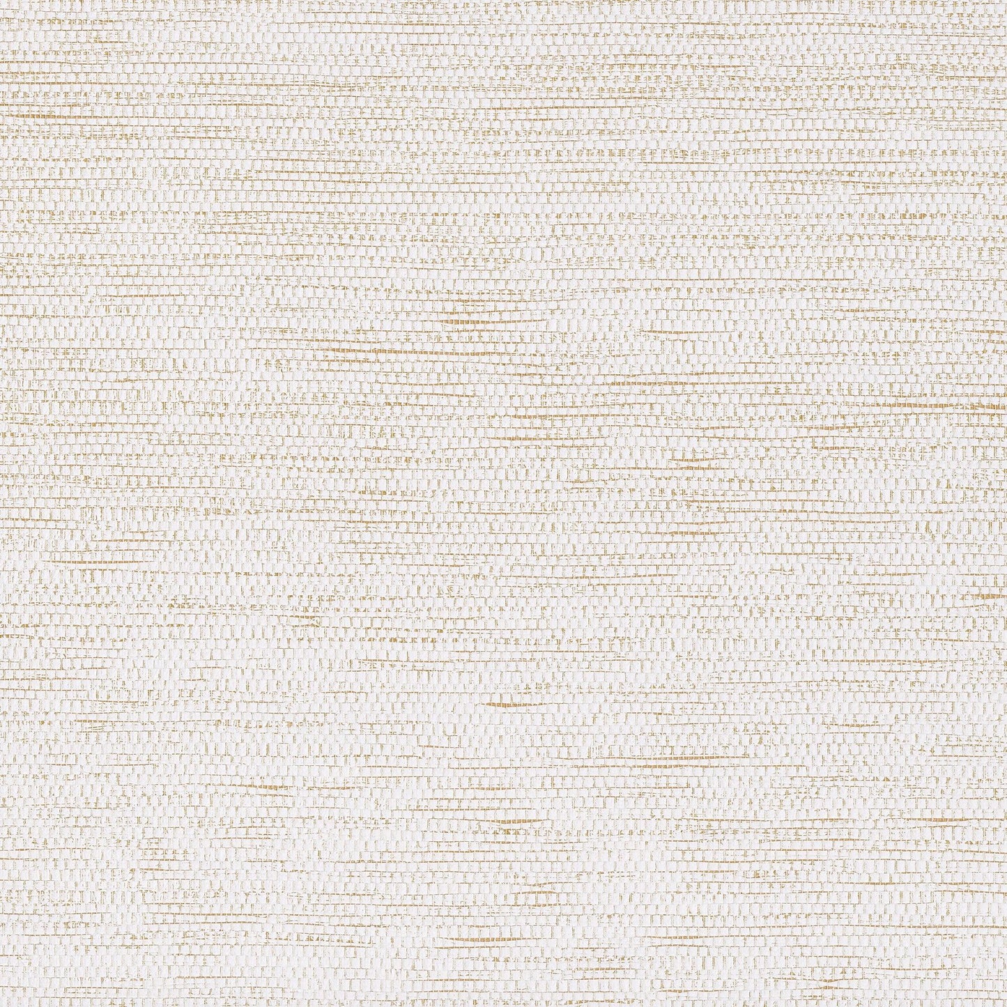 White raffia-texture wallpaper close-up with woven cream and tan threads.