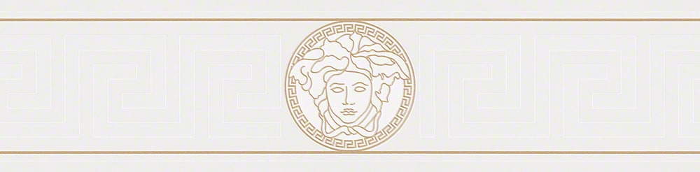 Versace Versace Volume 5 Magesty Border Medallion Contemporary Whites & Off Whites Border Box - 935223X