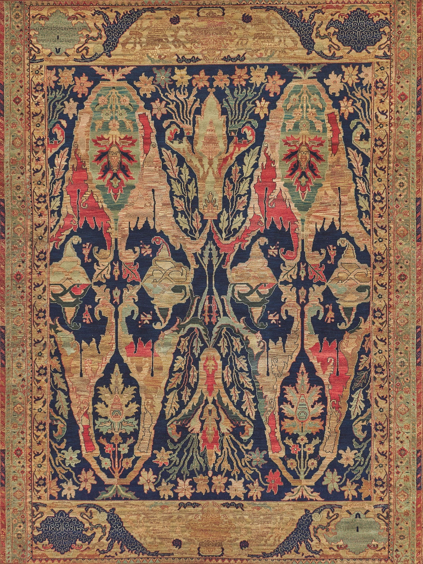 EXQUISITE RUGS OUTLET Jurassic Indoor Hand Knotted - 9368-10'X14'