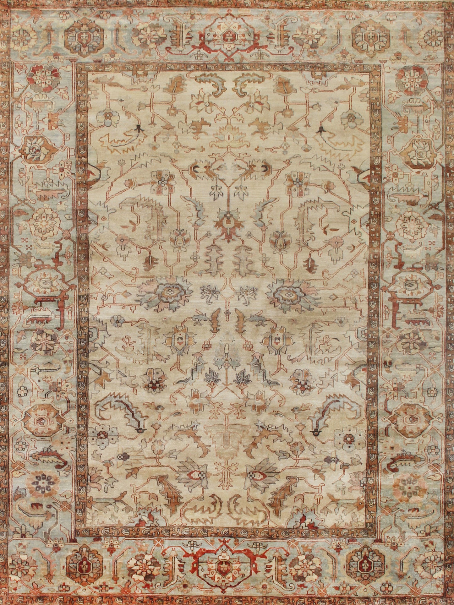 EXQUISITE RUGS Hand-Knotted Rectangle - 9391-8'X10'